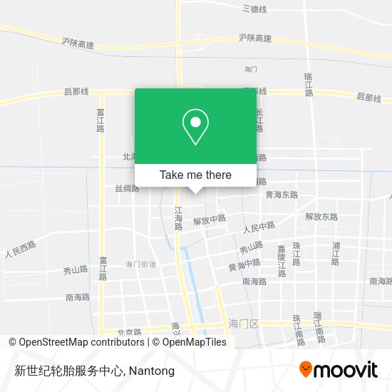 新世纪轮胎服务中心 map