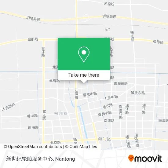 新世纪轮胎服务中心 map