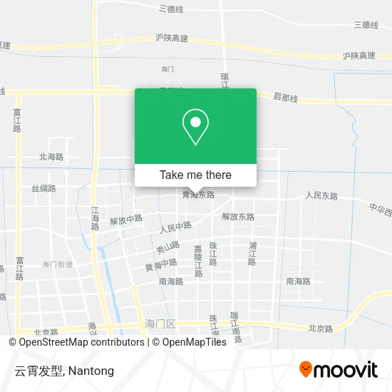 云霄发型 map