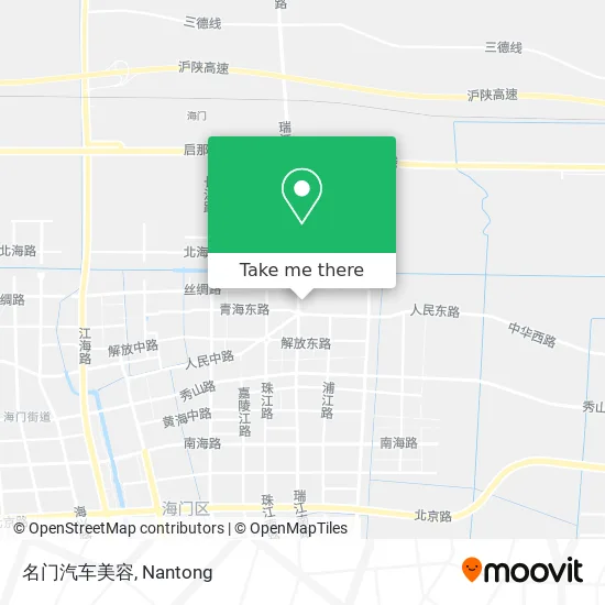 名门汽车美容 map