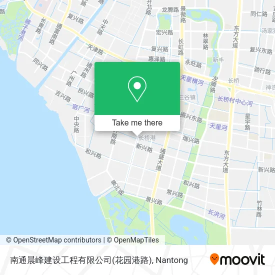 南通晨峰建设工程有限公司(花园港路) map