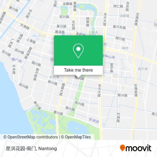星润花园-南门 map
