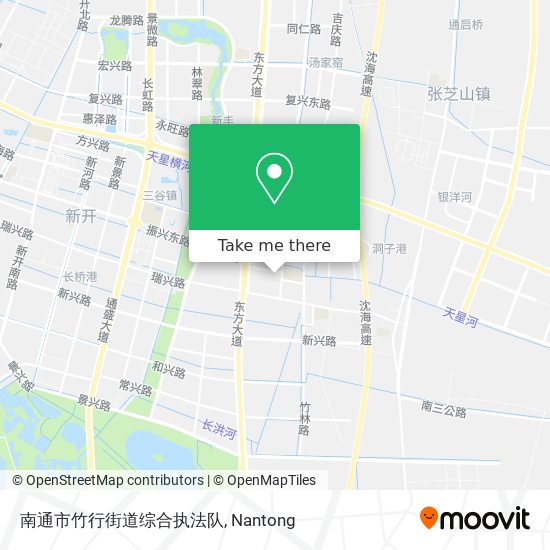南通市竹行街道综合执法队 map