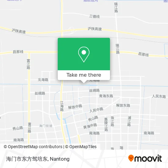 海门市东方驾培东 map