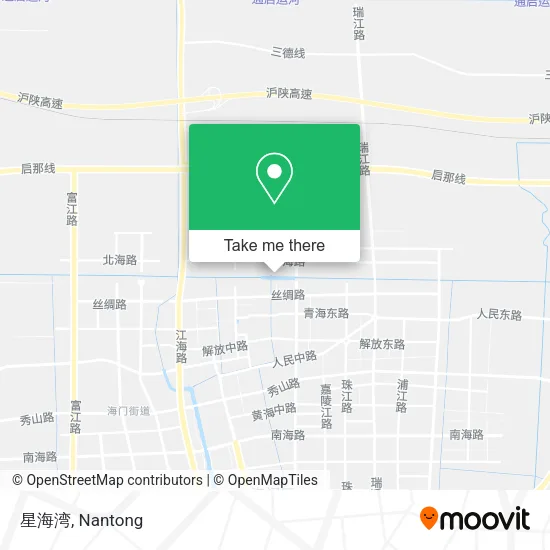 星海湾 map