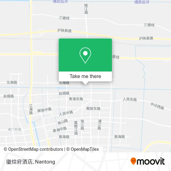 徽煌府酒店 map