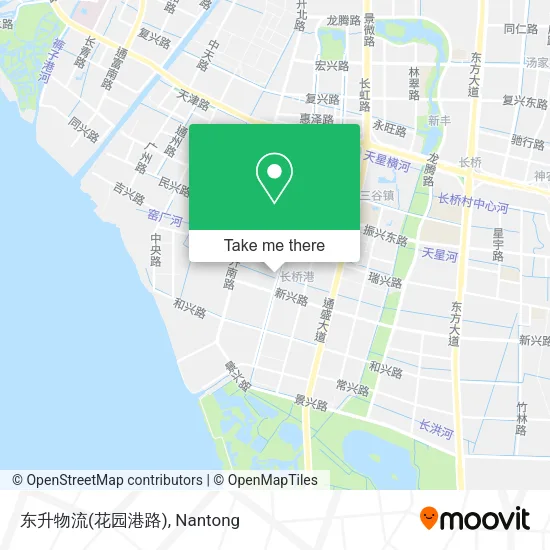 东升物流(花园港路) map