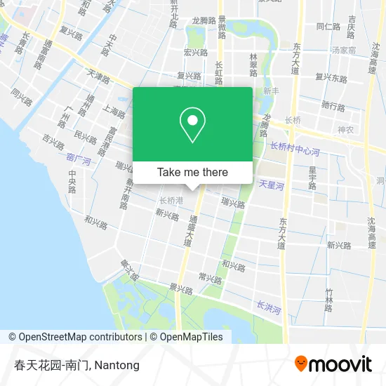 春天花园-南门 map