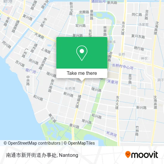 南通市新开街道办事处 map