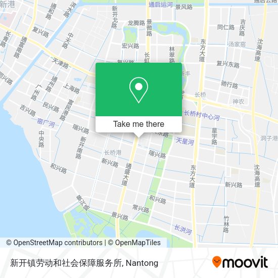新开镇劳动和社会保障服务所 map