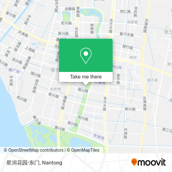 星润花园-东门 map