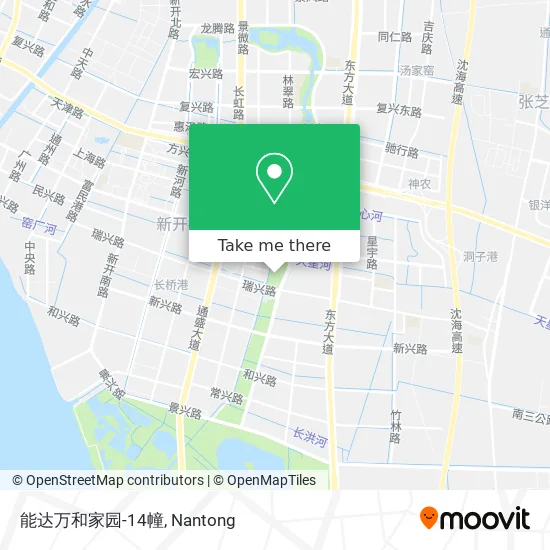 能达万和家园-14幢 map