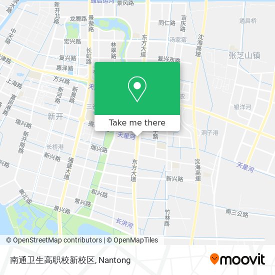 南通卫生高职校新校区 map