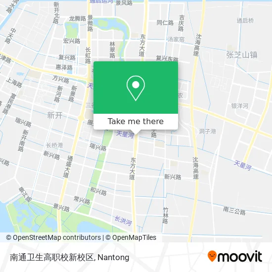 南通卫生高职校新校区 map