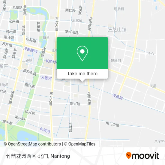 竹韵花园西区-北门 map