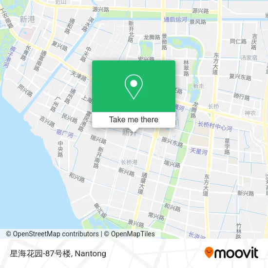 星海花园-87号楼 map