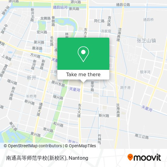 南通高等师范学校(新校区) map