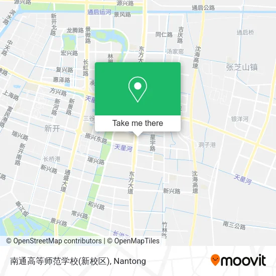 南通高等师范学校(新校区) map
