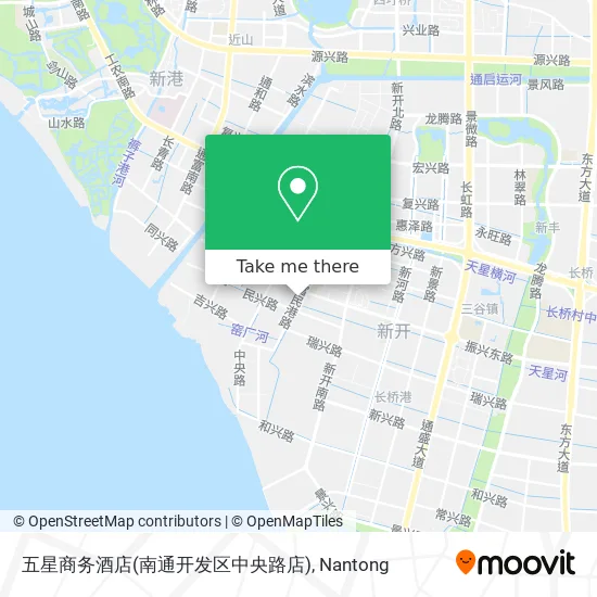五星商务酒店(南通开发区中央路店) map