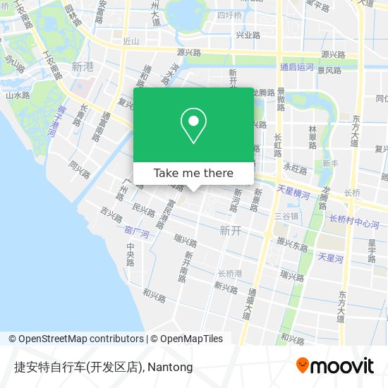 捷安特自行车(开发区店) map