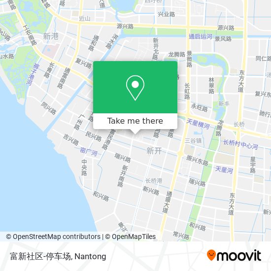 富新社区-停车场 map