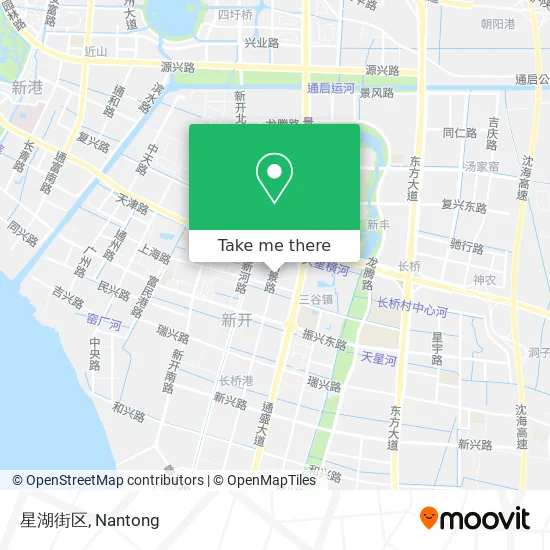 星湖街区 map