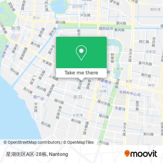 星湖街区A区-28栋 map