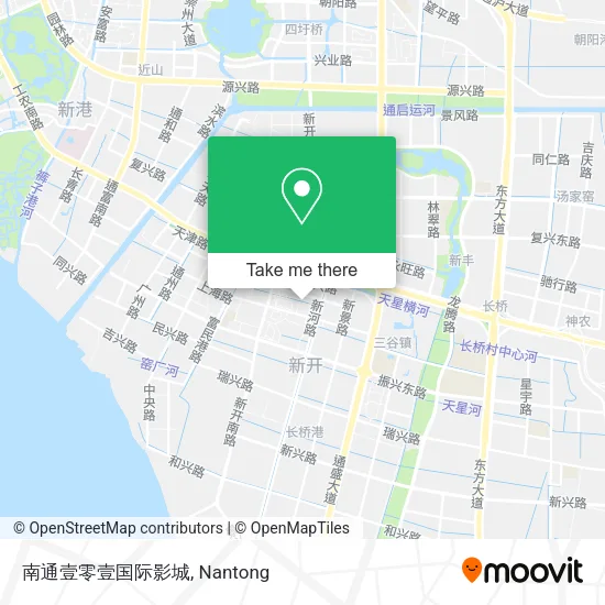 南通壹零壹国际影城 map