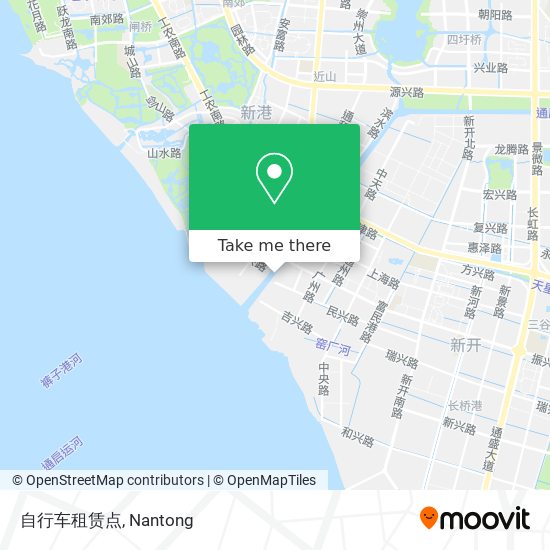 自行车租赁点 map