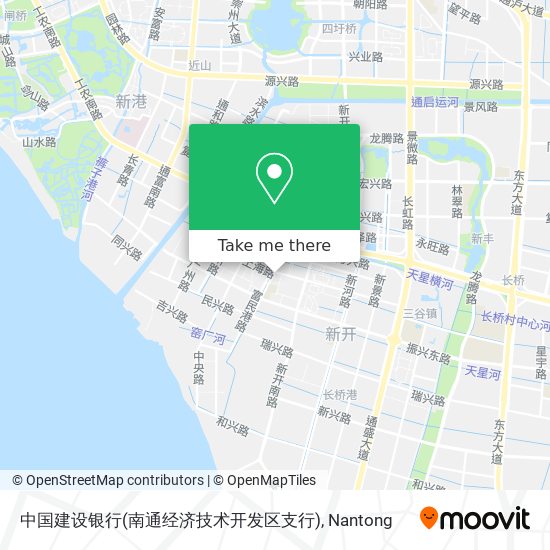 中国建设银行(南通经济技术开发区支行) map