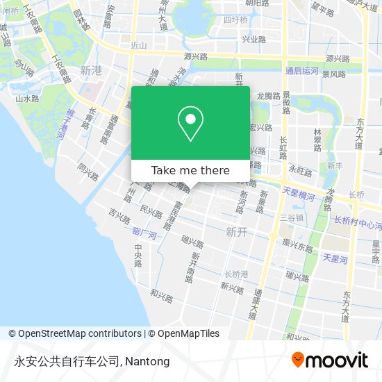 永安公共自行车公司 map