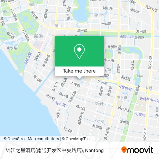 锦江之星酒店(南通开发区中央路店) map