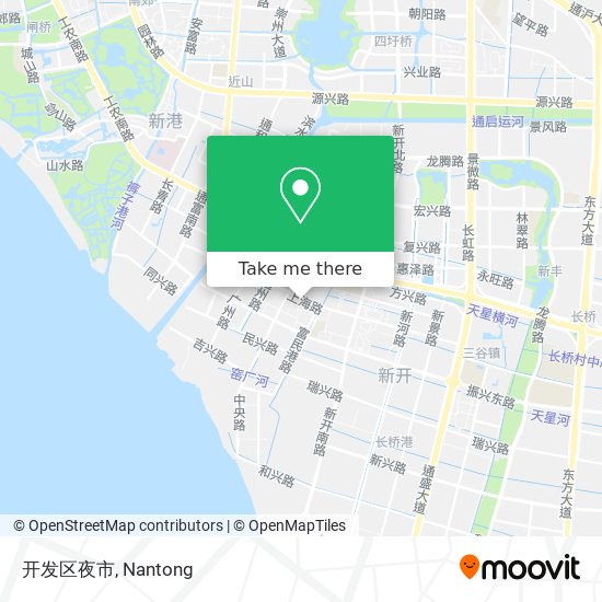 开发区夜市 map