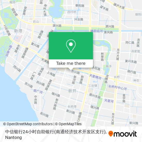中信银行24小时自助银行(南通经济技术开发区支行) map