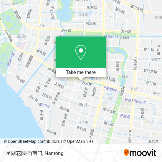 星湖花园-西南门 map