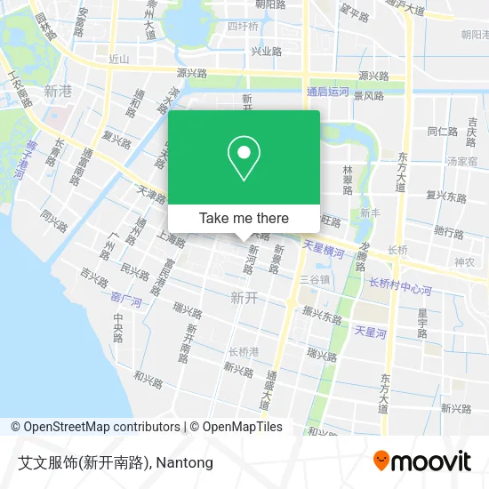 艾文服饰(新开南路) map