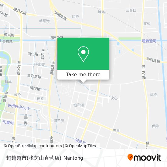 超越超市(张芝山直营店) map