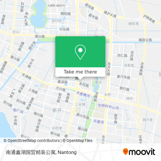 南通鑫湖国贸精装公寓 map