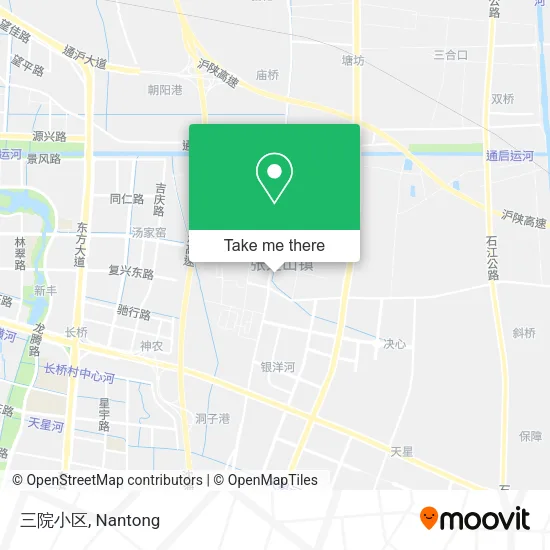 三院小区 map