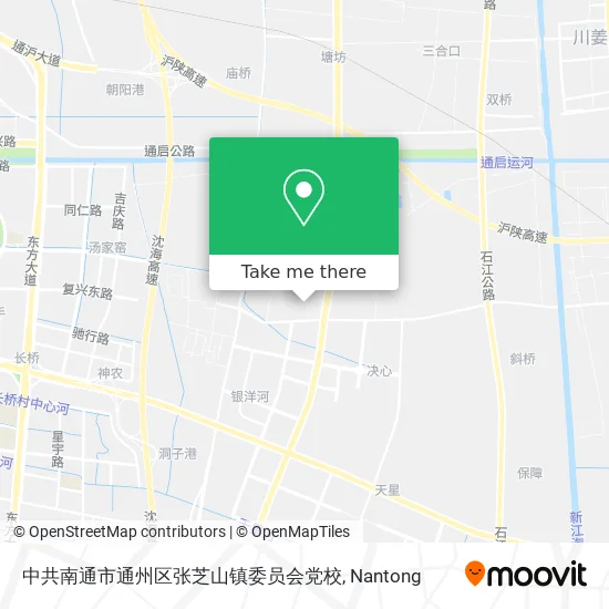 中共南通市通州区张芝山镇委员会党校 map