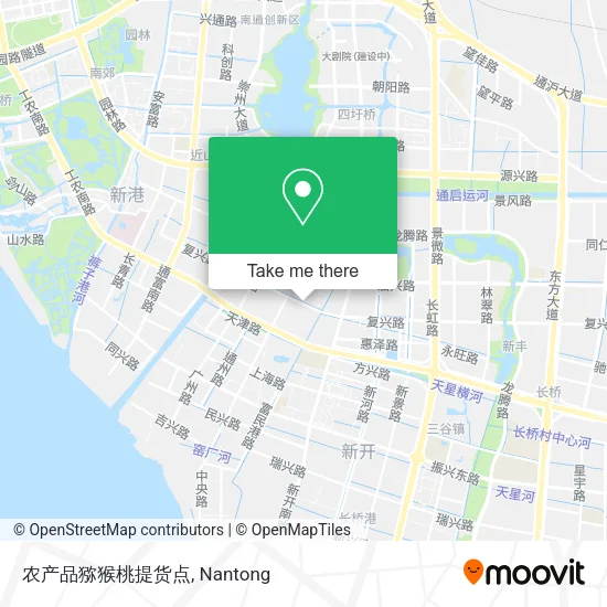 农产品猕猴桃提货点 map