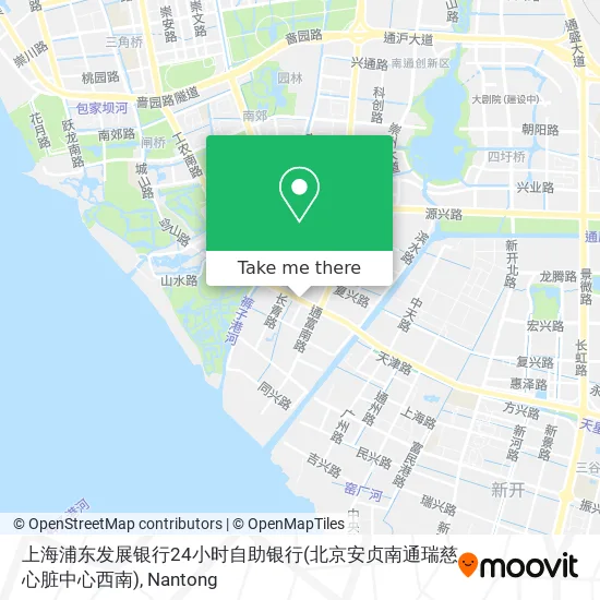 上海浦东发展银行24小时自助银行(北京安贞南通瑞慈心脏中心西南) map