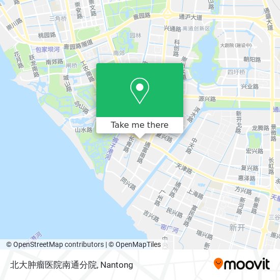 北大肿瘤医院南通分院 map
