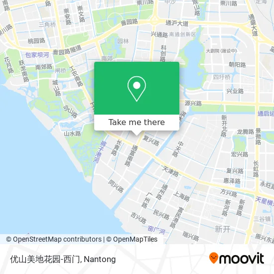 优山美地花园-西门 map