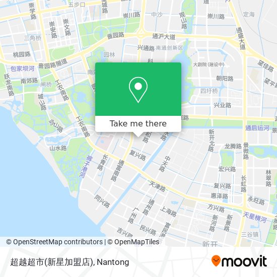 超越超市(新星加盟店) map