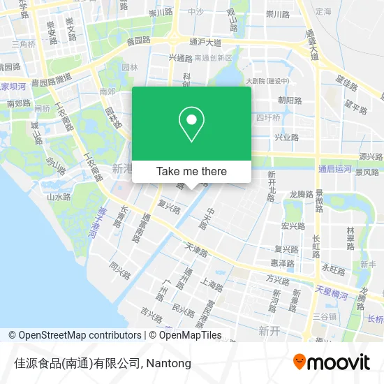 佳源食品(南通)有限公司 map