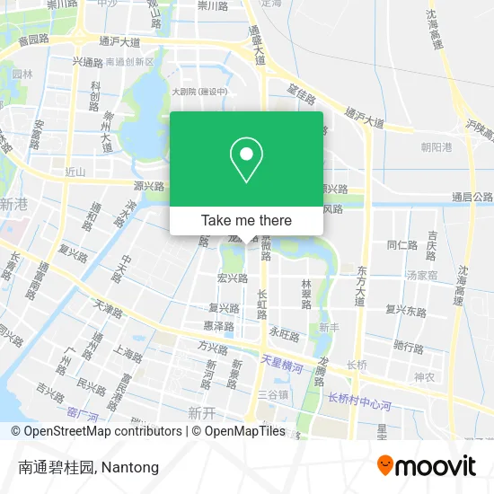 南通碧桂园 map