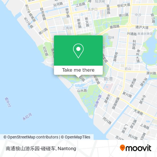 南通狼山游乐园-碰碰车 map