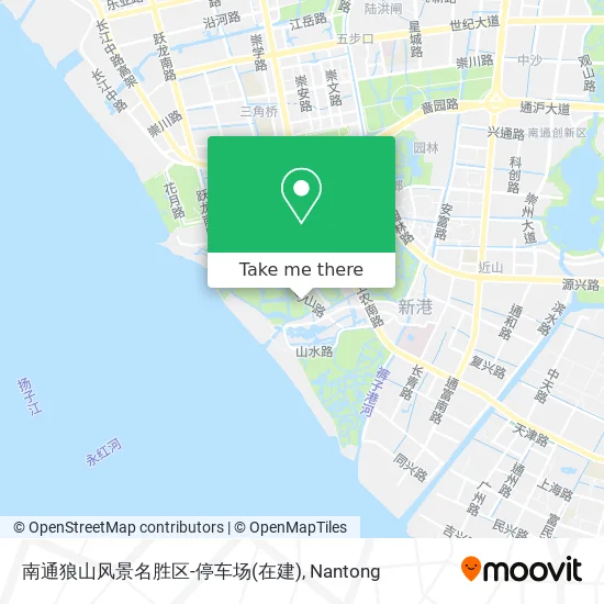 南通狼山风景名胜区-停车场(在建) map