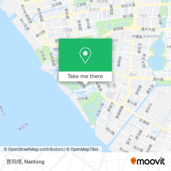普同塔 map